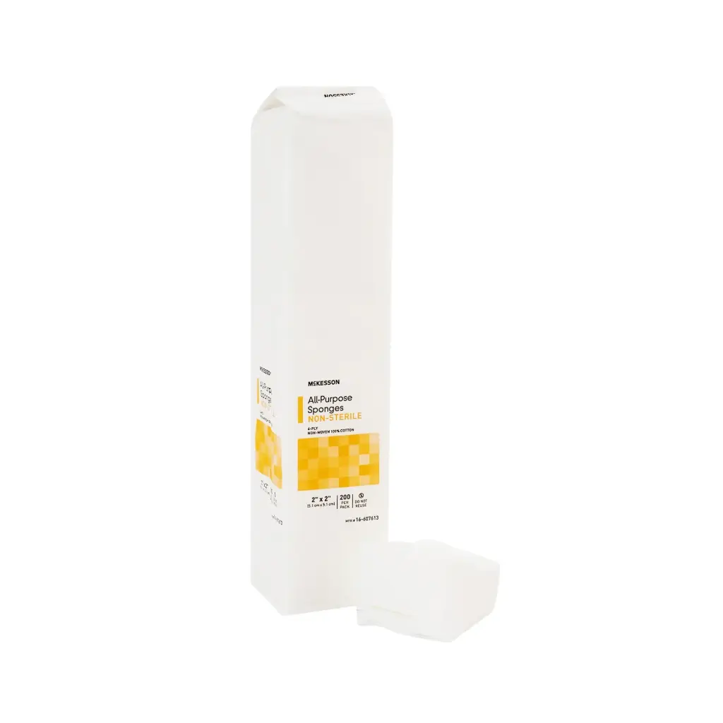 All-Purpose Sponges 4-Ply 2x2in 200/pk