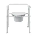 Folding Steel Frame Commode 350lbs
