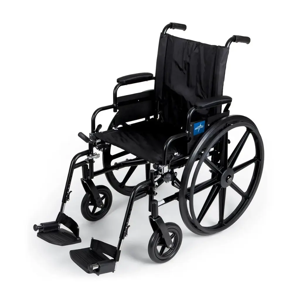 22" Lightweight Wheelchair, 350lbs Capacity