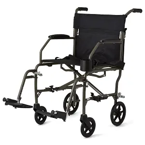 [PM8200S       MDS808200F3S] 19" Ultralight Transport Chair, Silver