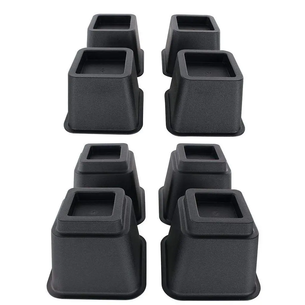 Bed Risers, 8 Pack ( Size 5" and 3")