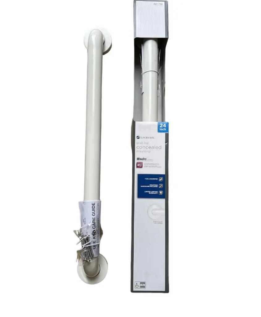 grab bar concealed mounting 24 inch