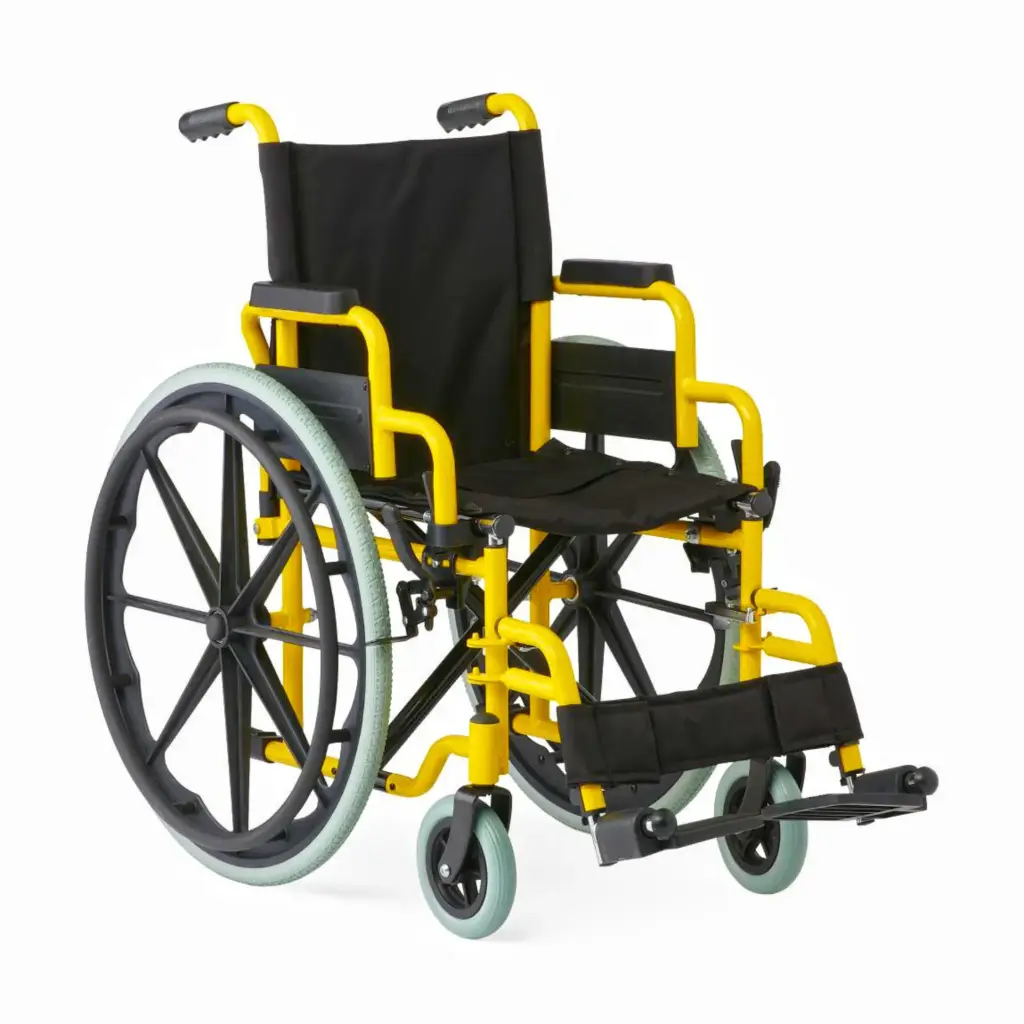 Wheelchair Child 14 inch Yellow