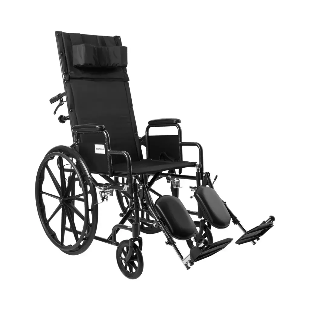 Rent Reclining Wheelchair 18" Seat Width Adult 300 lbs.