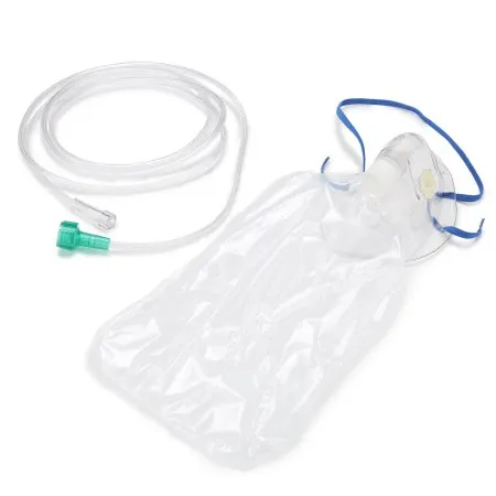 [1052548] NonRebreather Oxygen Mask Adult One Size Fits Most Adjustable Head Strap