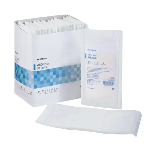 [16-4250] Abdominal Pad 5x9 inch Qty: 20/Box
