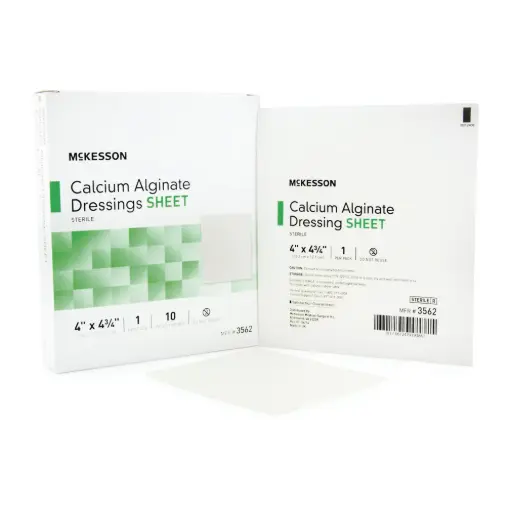 [3562] Alginate Dressing 4x4-3/4 Inch 1/pk-10/Box