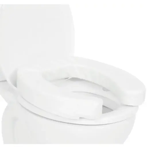 [CSH1061WHT] Cushion Toilet Seat Riser 2" Soft