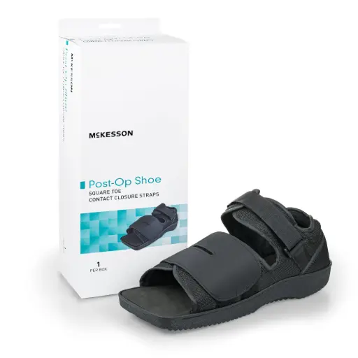 [155-79-81233] Post-Op Shoe Unisex Small-Black