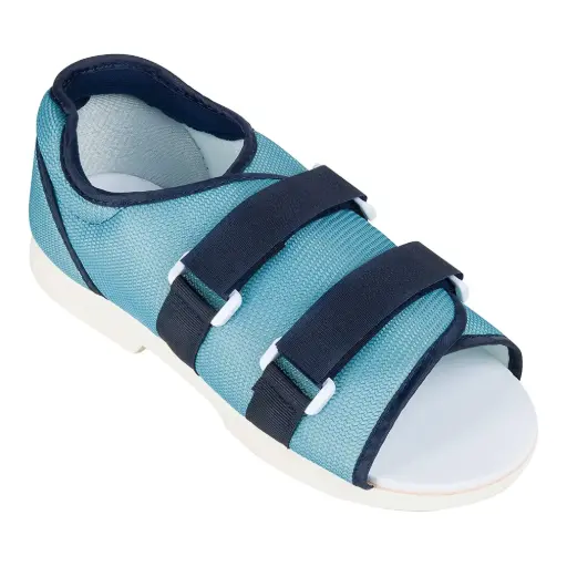 [17005] Mesh Top Post-Op Shoe Women Blue-Med