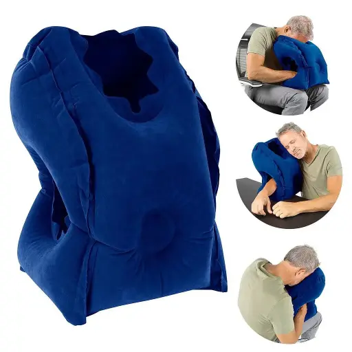 [LVA2090BLU] Headrest Travel Pillow