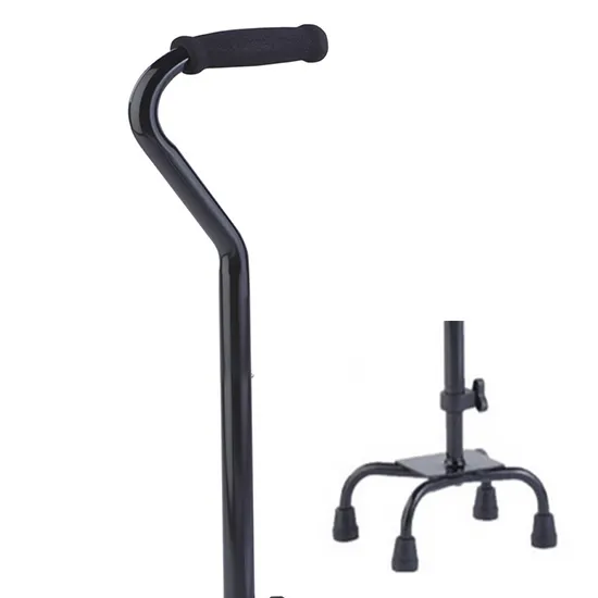 [MP-51000] Small Base Quad Cane / Black